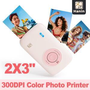 300dpi CP2100 휴대용 포토 프린터  컬러 블루투스 무선 연결 여행용 모바일 영구 보관