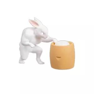 근육 일본 떡집 떡만드는 토끼 모찌 떡메치기 피규어