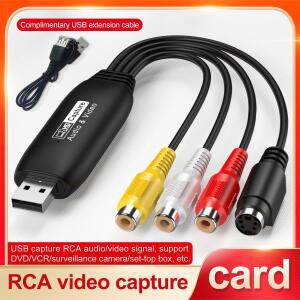 USB 2.0 RCA  캡처 카드 AV 레코더 VHS DVD VCR 어댑터 컨버터 용
