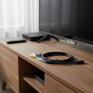 HDMI to RCA 케이블 어댑터 RGB 오디오 AV 컴포넌트 변환 1개 2026  라스마