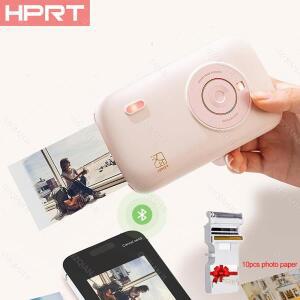 무선 포켓 컬러 프린터 RT CP2100 열전사 HD 여행용 또는 2x3인치 종이 리본