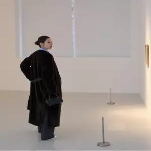 바네사브루노 다크브라운 페이크퍼 밍크 Fur자켓 재킷 점퍼 잠바 아우터 밴드 스트랩벨티드 롱무스탕자켓 4