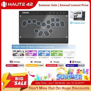 Haute42 마그네틱 스틱리스  컨트롤러 키보드 C16-S PC/PS4/PS5/스위치용 파이트 히트박스