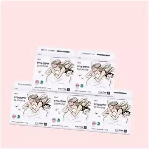 청담소녀 유기농 순면 입는오버나이트 5팩 4386051