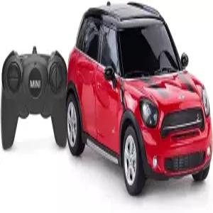 RASTAR BMW 1 24 RC 자동차 리모컨 미니 쿠퍼 컨트리맨 모델 장난감 용 빨간색