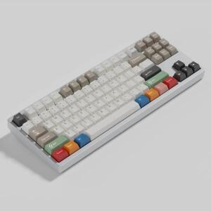 GMK 파운데이션 PBT 키캡 체리 프로파일 염료 승화 MX 스위치 기계식 키보드용 더블 분할 스페이스바 153