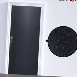 LG현관문시트지 페인트우드 차콜블랙 S117 밀대증정