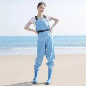 여성 여성용 장화 낚시 작업용 가슴장화 갯벌체험 해루질