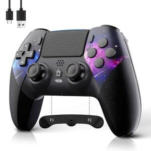 AceGamer Wireless Controller for PS5/Pro/Slim/Windows PC, Joysticks, Jack! Gyro/Dual Audio Effect Function, Vibration/Touchpad/Speaker/3.5mm Bluetooth with Macro/Turbo Hall 6-Axis