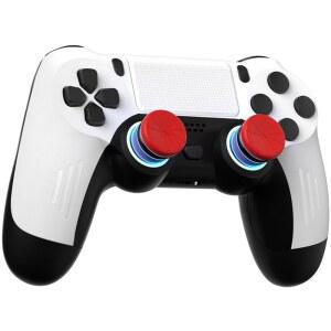 ThinTree Wireless Controller Compatible for PS-5/Pro/Slim/PC, & mAh Mode Hall LED Sensing, Haptic 3.5mm 7 Audio 1500 Jack RGB Battery Effect Sticks Feedback Motion