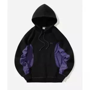 매장정품 예일 YALE [ONEMILE WEAR] 나일론 페브릭 믹스 후드 블랙 YD09HD1032BK 743967