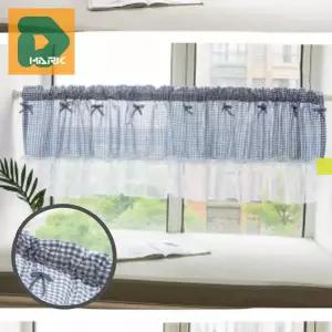 깔끔한 주방커튼 150x45cm 블랙 연출 카페형 패브릭 긴창용 주방 인테리어 가리개 분위기 가림막커튼 용품
