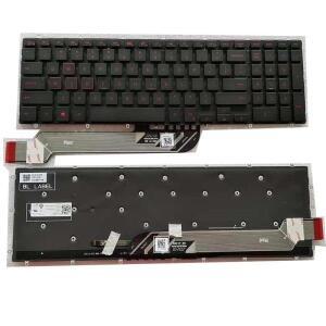 DELL 호환 7566 오리지널 백라이트 노트북 키보드 DLM15L23USJ442H 15709 60PTDH8595용 새  레이아웃