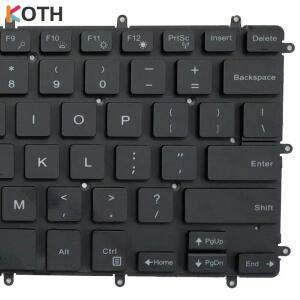 DELL 호환 Inspiron P58F 노트북 키보드  영어 백라이트의 새로운 기능