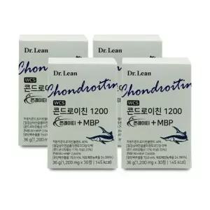 [닥터린] 닥터린 콘드로이친 1200 콘레이티 + MBP 1200mg x 30정 X 4박스 I