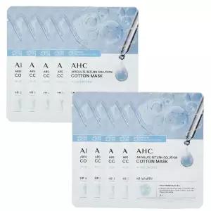 AHC 앱솔루트 리턴 솔루션 순면 마스크 모이스처라이징 10매 1박스
