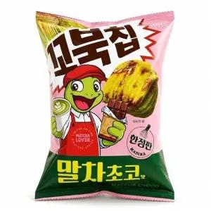 [웰빙창고] 오리온 꼬북칩 말차초코 68g x 12입