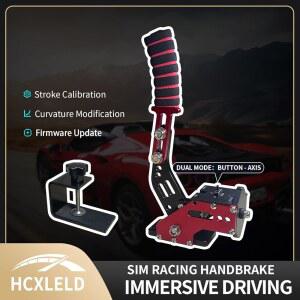 HCXLELD Sim Racing Handbrake, G29 T300 Windows, All Wheel Series G920 PS4/PS5, XBOX Wheels table for clamp X/S, included TX and