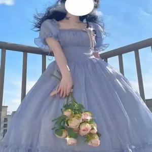 공주 드레스 졸업 사진 성인 코스튬 라푼젤 백설공주 쉬폰 졸사 미녀 의상