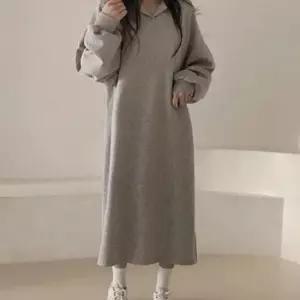 겨울 원피스 기모 롱 원피스핑크