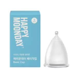 해피문데이 입문자용 생리컵 베이직컵 숏사이즈 1개