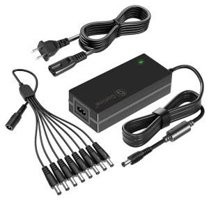 카메라 AC DC 전원 공급 어댑터 감시 IP 5A, 나이트 로렉스, 스플리터 호환되며 롤링크, 및 스완, 웨이즈 CCTV 아울, 앤케 있습니다. ZOSI, BNC 케이블이 8가지 12V 12볼트 카메라와