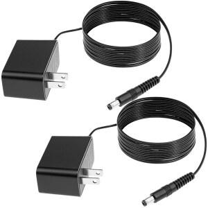 QWORK 2 팩 카메라 AC/DC 전원 카메라용 12V 100V-240V 어댑터, AC-DC 어댑터 장치, 공급 1A
