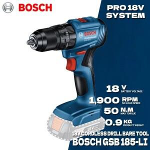 BOSCH GSB 185-LI 브러시리스 무선 임팩트 드릴 18V 전기 스크루드라이버  공구