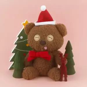 (선택 미니언즈 팀베어 산타 인형 25cm)미니언즈 팀베어 산타 인형 25cm 곰인형 대형곰인형 여자친구선물