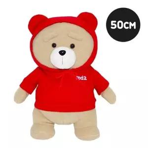 (선택 19곰테드 인형 후드티 2.0 레드-50cm)19곰테드 인형 후드티 2.0 레드-50cm 캐릭터인형 봉제인형 굿즈