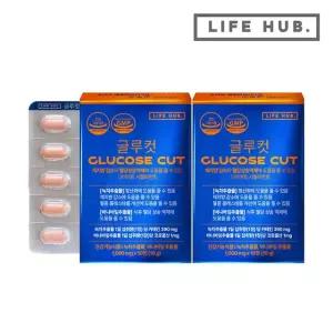 라이프허브 글루컷 녹차카테킨 2박스(1,000mg x 20정) 20일분