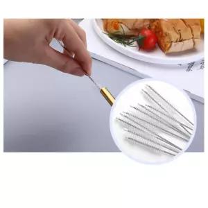 긴빨대 세척솔 29cm 10px3 주방용 위생 청소 브러쉬 편리한
