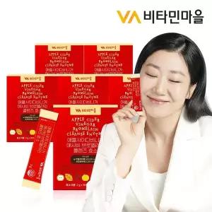 [비타민마을] 애플사이다비니거 애사비 브로멜라인 클렌즈 효소 6박스 총180포