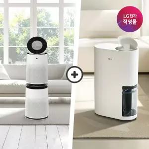 [LG전자 직영]LG 퓨리케어 공기청정기+제습기 세트 AS285DWWA+DQ154MWGA
