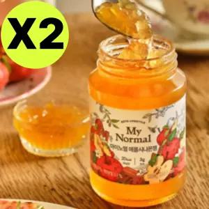마이노멀 저당 저칼로리 애플시나몬 사과 잼 320g X 2 BNS