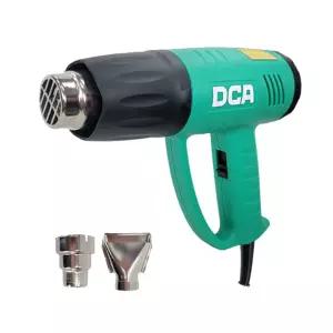 DCA AQB2000 유선 히팅건 열풍기 2000W 온도/풍량조절/노즐2개/온풍기/공업용/드라이기