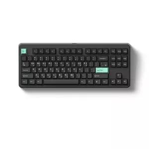 FL-ESPORTS NX87HE 유선 8K 래피드 트리거 자석축 키보드 민트 블랙, 레몬축