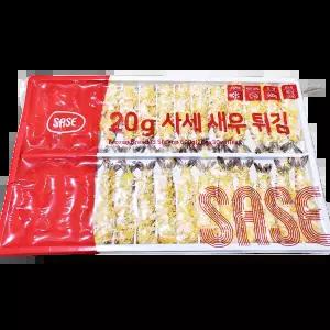 사세통상 브레디드새우튀김 (20g x30개 600g) X5 포장전문점 새우우동용 포장용 초밥토핑용 바삭한맛 튀김모둠용