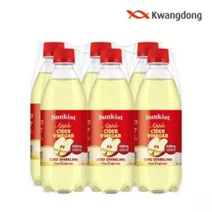 [본사직영] 썬키스트 애사비 제로 스파클링 체험팩 (500ml 6입)
