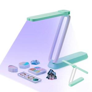 레진 경화용 레진스 UV 라이트 무선 및 충전식 램프 3-IN-1 용도 접이식 블랙라이트 자외선 LED 몰드용 공예 용품 도구 보석 제작 DIY 장식용 ㅣPI