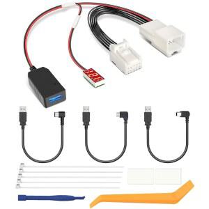 YQMAJIM 대시캠 전원 어댑터, (10P TYPEH) /기아, USB-미러 5, 아이오닉 스포티지, 케이블과 카메라 현대 충전기 오토 호환됩니다. EV6, 내장 액센트, GPS 백미러 어댑터