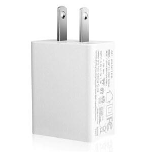 USB 케이블, CCTV 카메라, 무선 IP 장치용 충전기 AC 스위칭 월 US 1.5A 화이트 플러그 5V 어댑터 공급 전원