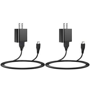 5V 마이크로 USB 벽 충전 케이블, UL용 AC-DC 어댑터, 10피트 전원 킨들, 2배) 태블릿, (5V1A 케이블 포함 카메라, 3M