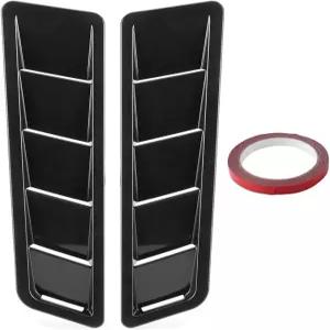 자동차용 금속 후드 구 - 보닛 트림 커버 2Pcs 범용 공기 흡입 패널 로어 쿨링 외장 데코 이온