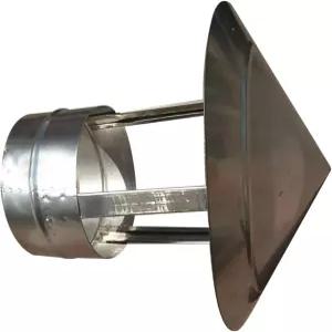 굴뚝 뚜껑 지붕 배기 커버 150-160mm 파이프 레인 실드 연기 및 비 防？를 위한 난방 스토브 연도 환기 캡