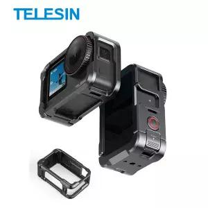 텔레신 알루미늄 합금 프레임 보호 케이스 래빗 케이지 DJI 오즈모 액션 6 카메라용 초경량 케이지 배터리
