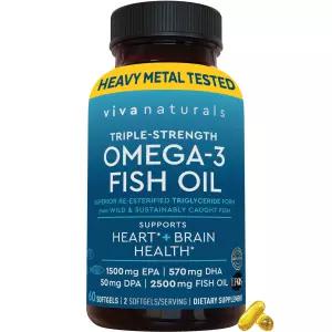 비바내추럴스 오메가3 피쉬오일 소프트젤 60정 2500mg