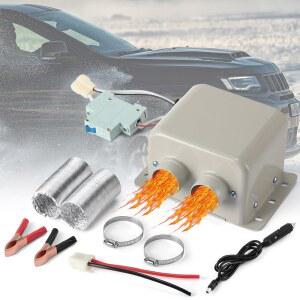 로세세이 12V 800W 자동차 히터 키트 창문 2구 고속 디프로스터 디포거 저소음 휴대용 실내 제거 앞유리 난방 겨울 전기