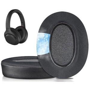 소니 WH-XB900N /WH-CH710N /WH-CH720N /WH-RF400 /MDR-RF895RK 헤드폰용 SOULWIT 쿨링 젤 교체 이어패드 고밀도 폼이 있는 쿠션 - 블랙 VUW