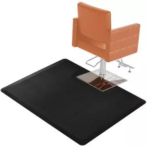 미용사용 살롱 이발 바닥 매트 3피트 x 4인치 1/2인치 두께의 편안한 스퀘어 베이스 헤어 커팅 미용 장비